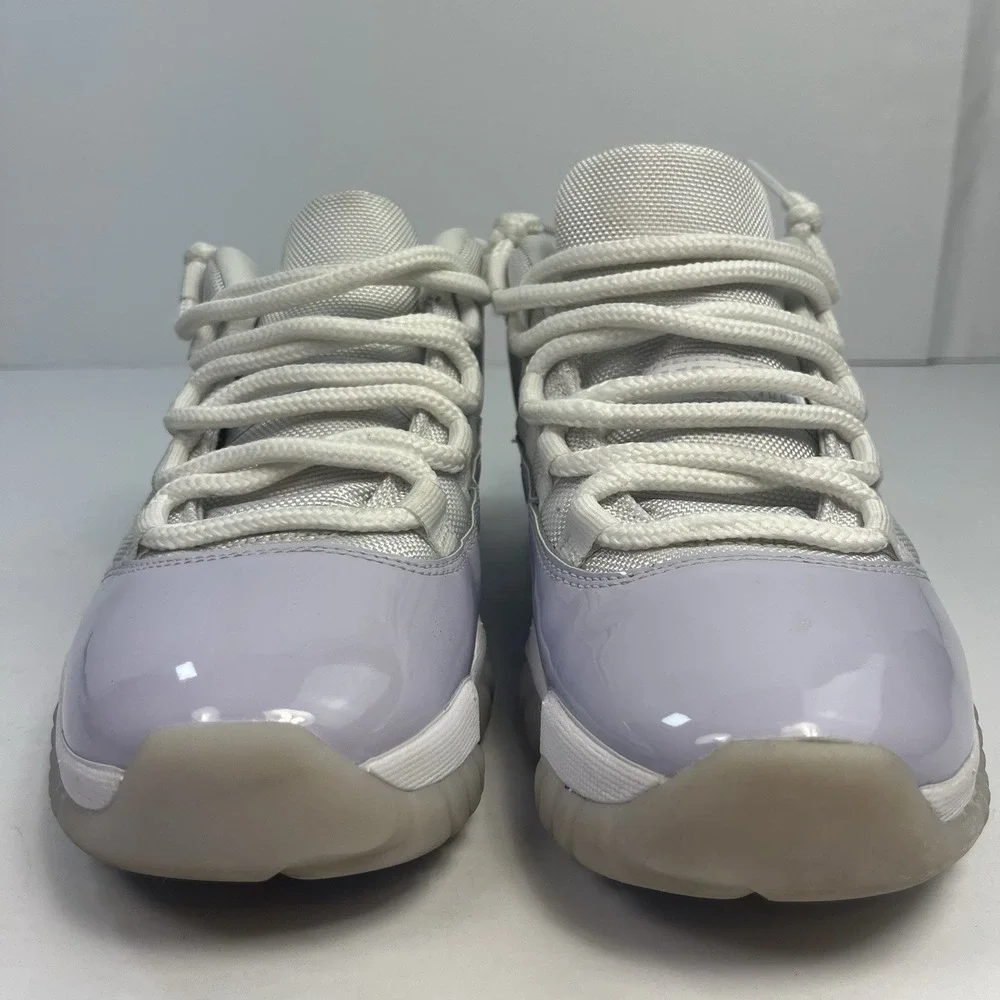 Air Jordan 11 Retro Low Women's 8.5 Pure Violet White Shoes Sneakers AH7860-101